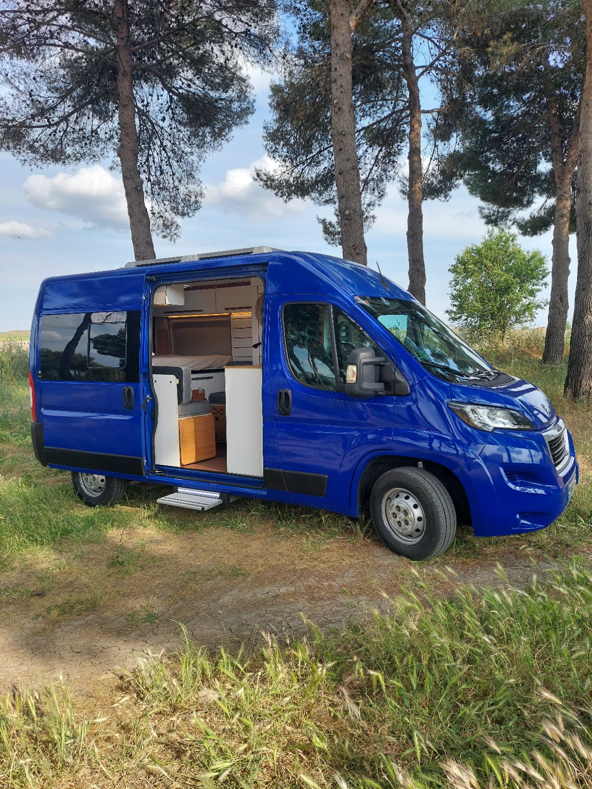 Blue Camper